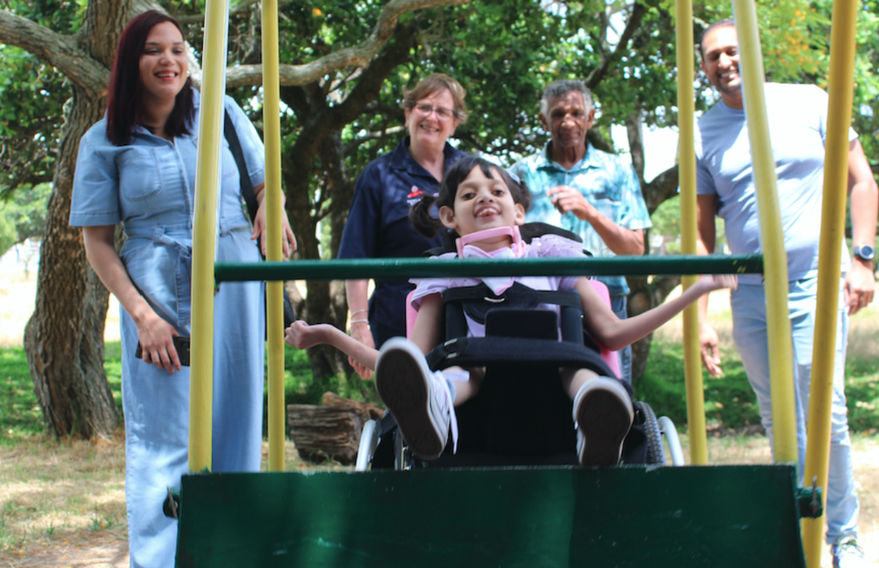 Wheelchair Accessible Swing Launched at Keurboom Park